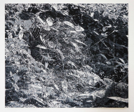 Grosses Netz, 2014, Linolschnitt auf Leinwand, 120 x 140 cm